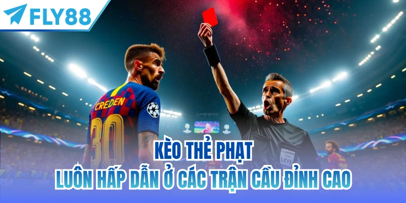 Kèo thẻ phạt luôn hấp dẫn ở các trận cầu đỉnh cao